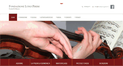Desktop Screenshot of fondazionepiseri.it